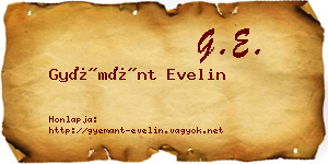 Gyémánt Evelin névjegykártya